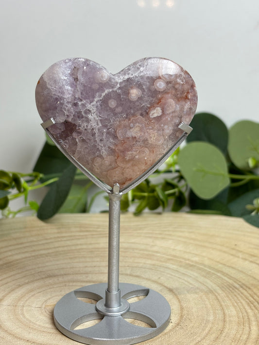 Pink Amethyst Heart