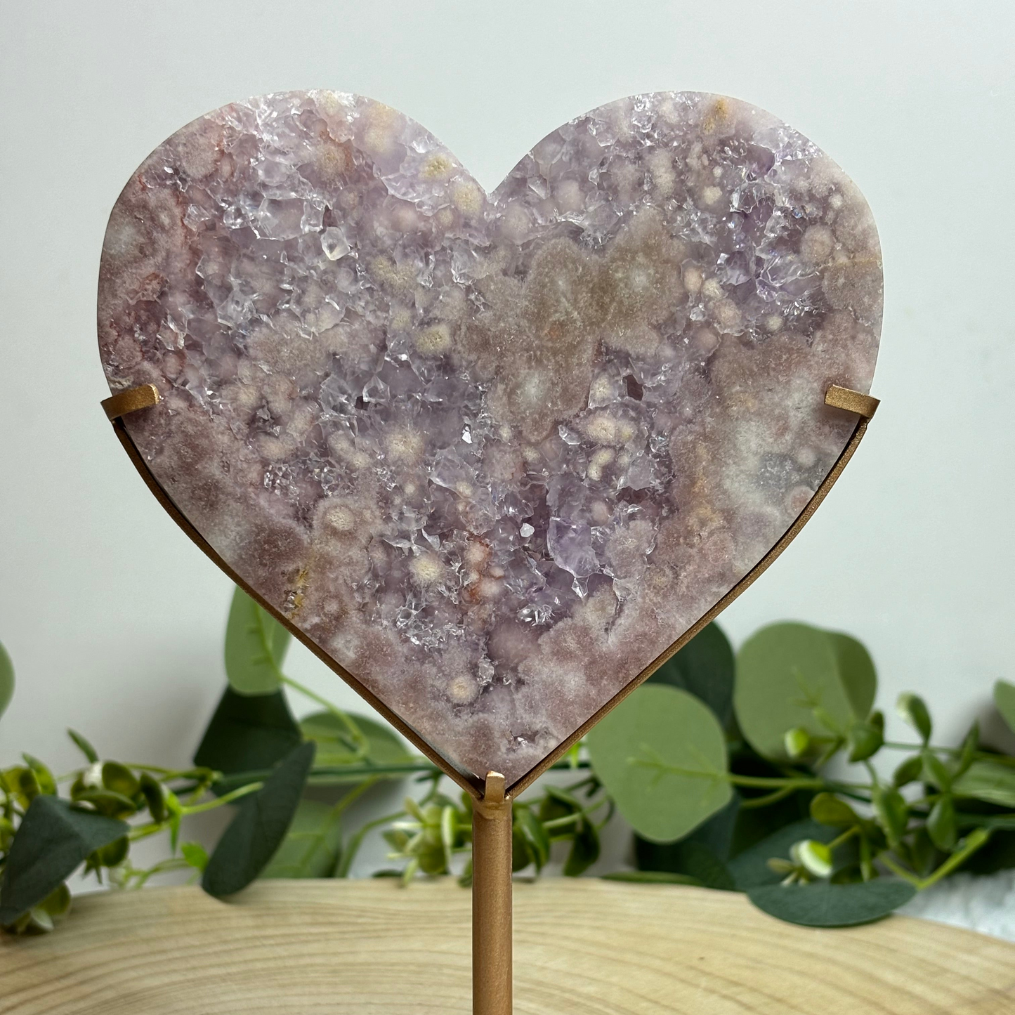 Pink Amethyst Heart