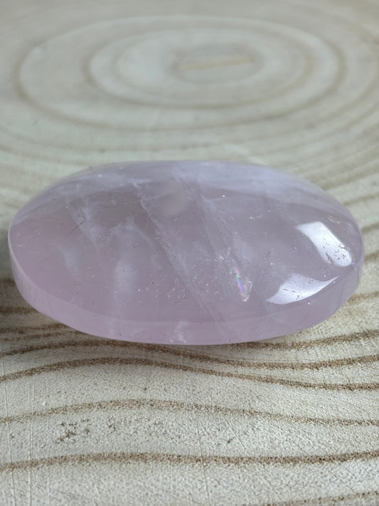 Rose Quartz Palm Stone
