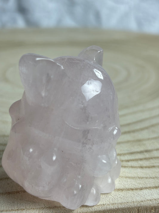 Rose Quartz 9 Tail Fox