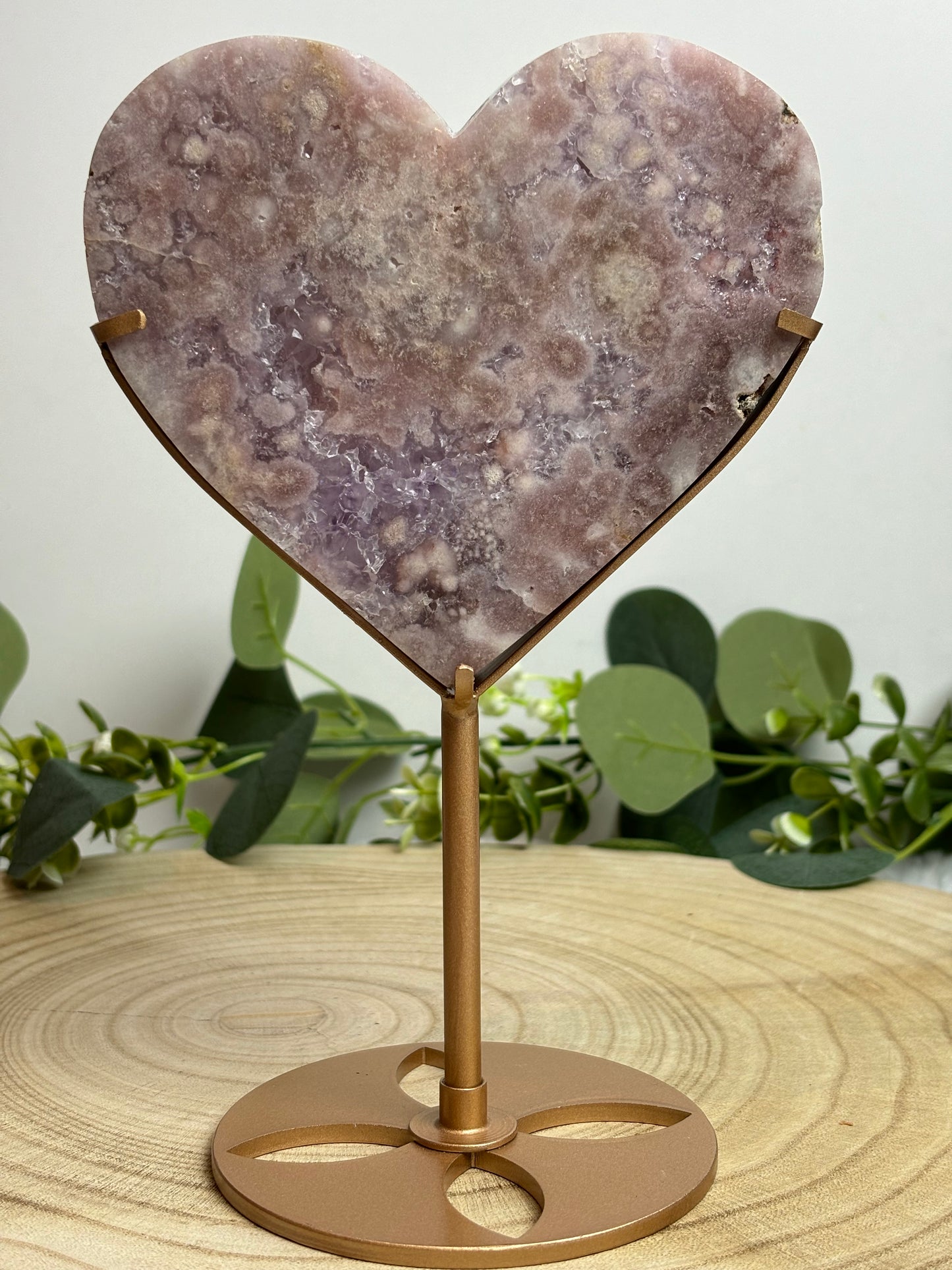 Pink Amethyst Heart