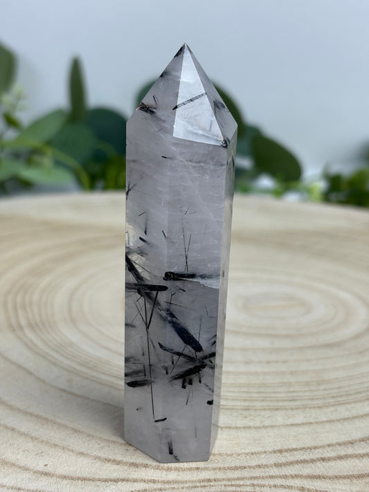 Tourmaline In Quartz Tower