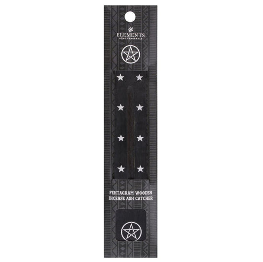 Pentagram Wooden Incense Ash Catcher
