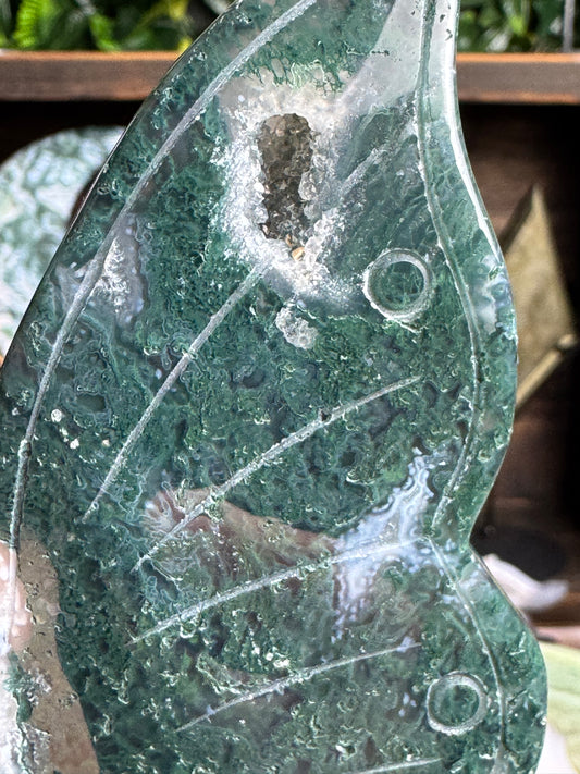 Moss Agate Fairy
