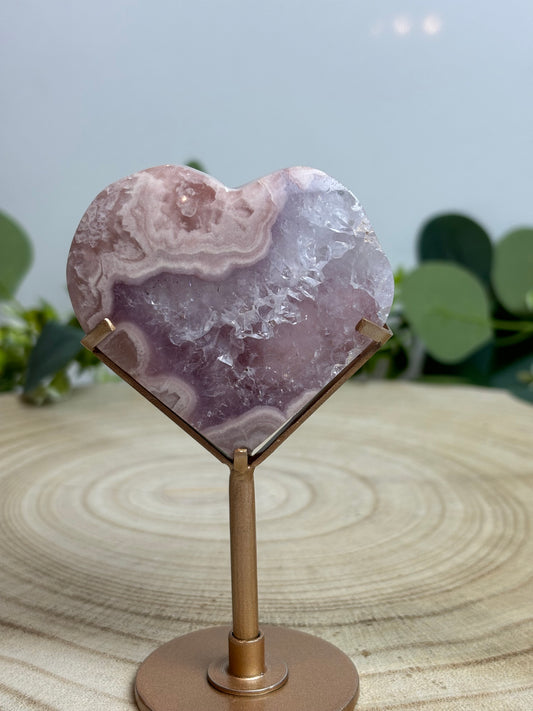 Pink Amethyst Heart