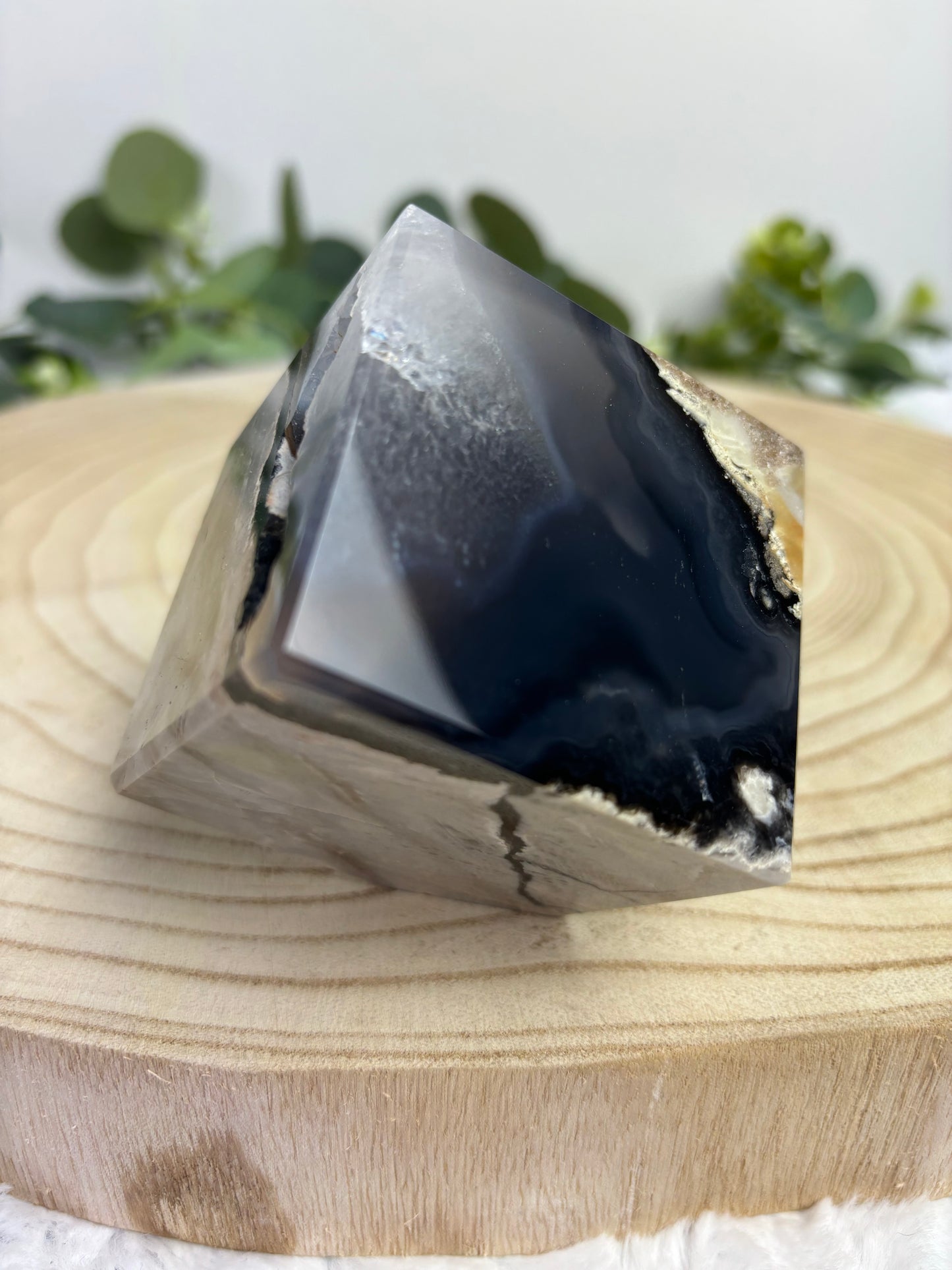 Volcano Agate Cube