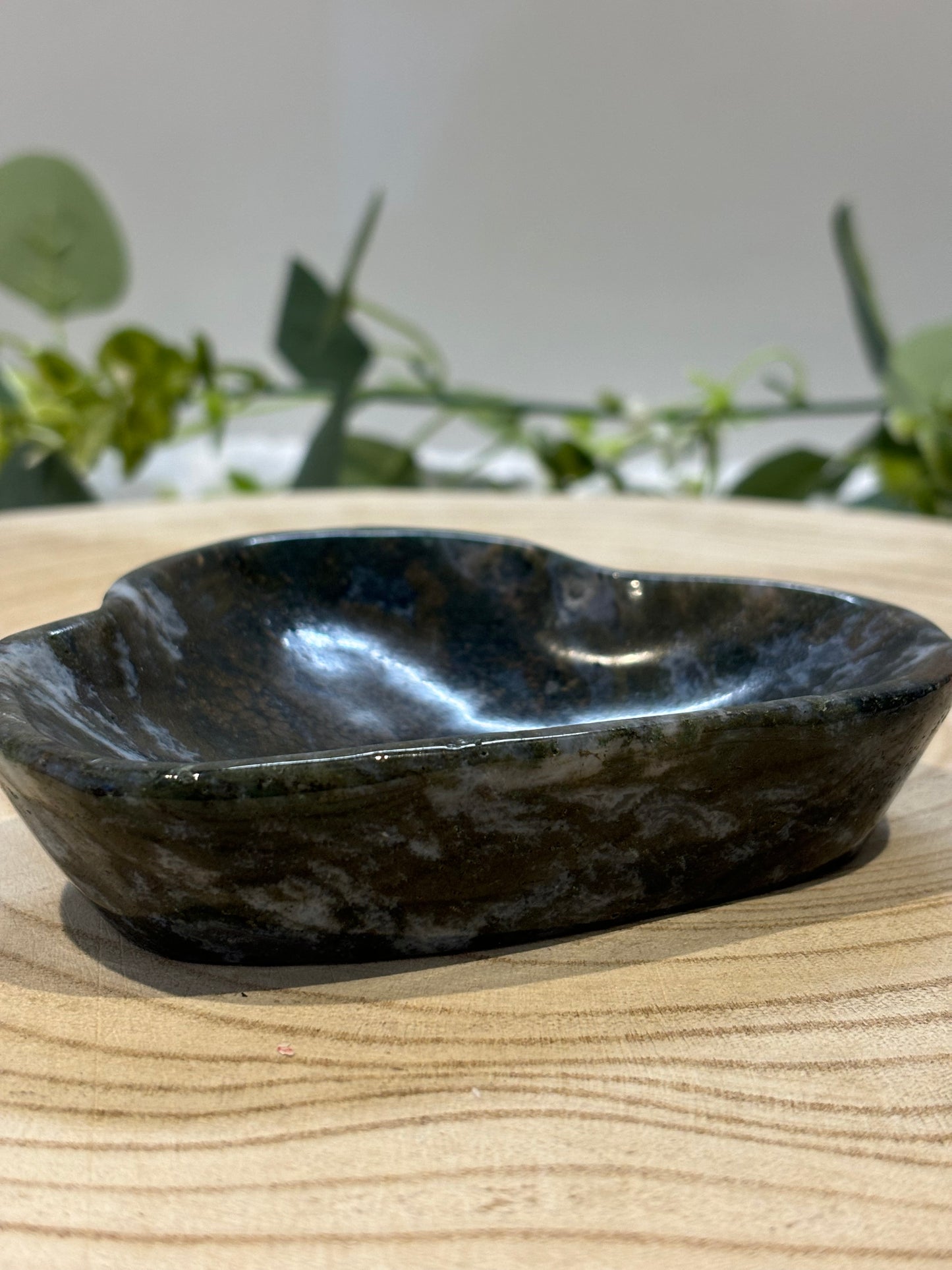 Moss Agate Bowl