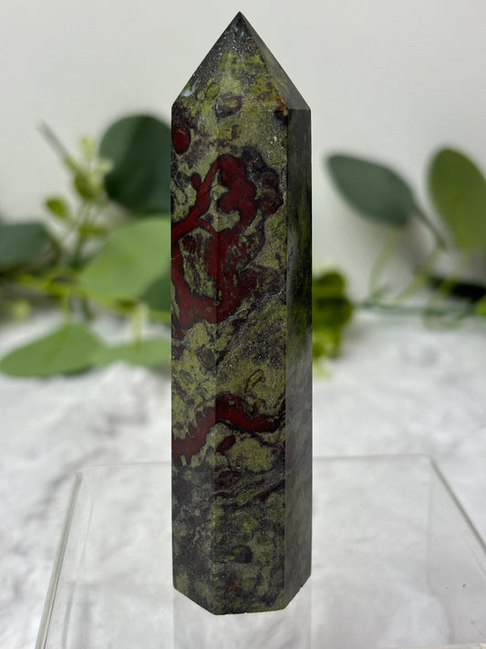 Dragon Blood Jasper Tower