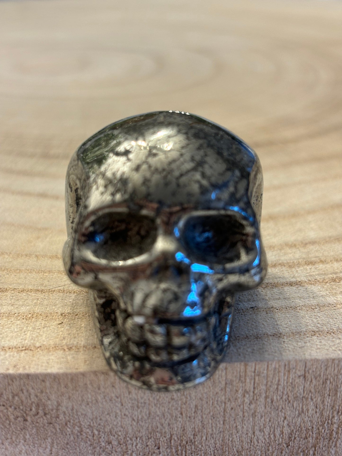 Pyrite skull