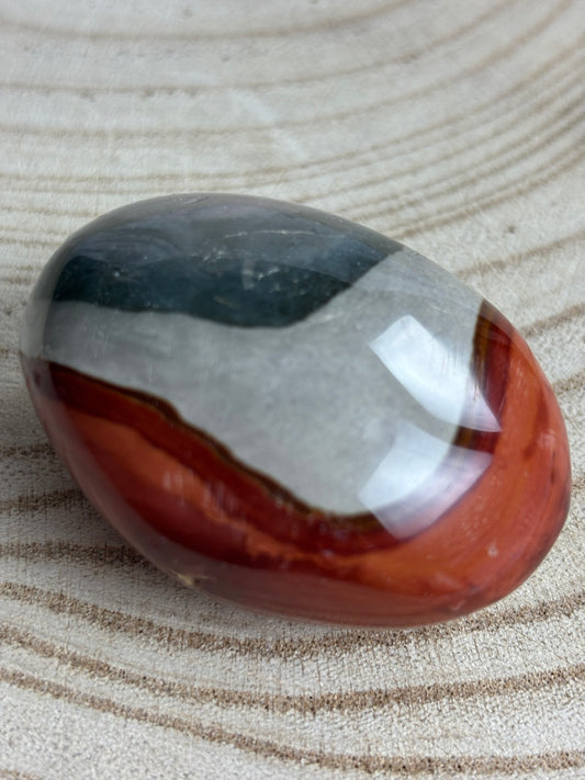 Polychrome Jasper Palm Stone