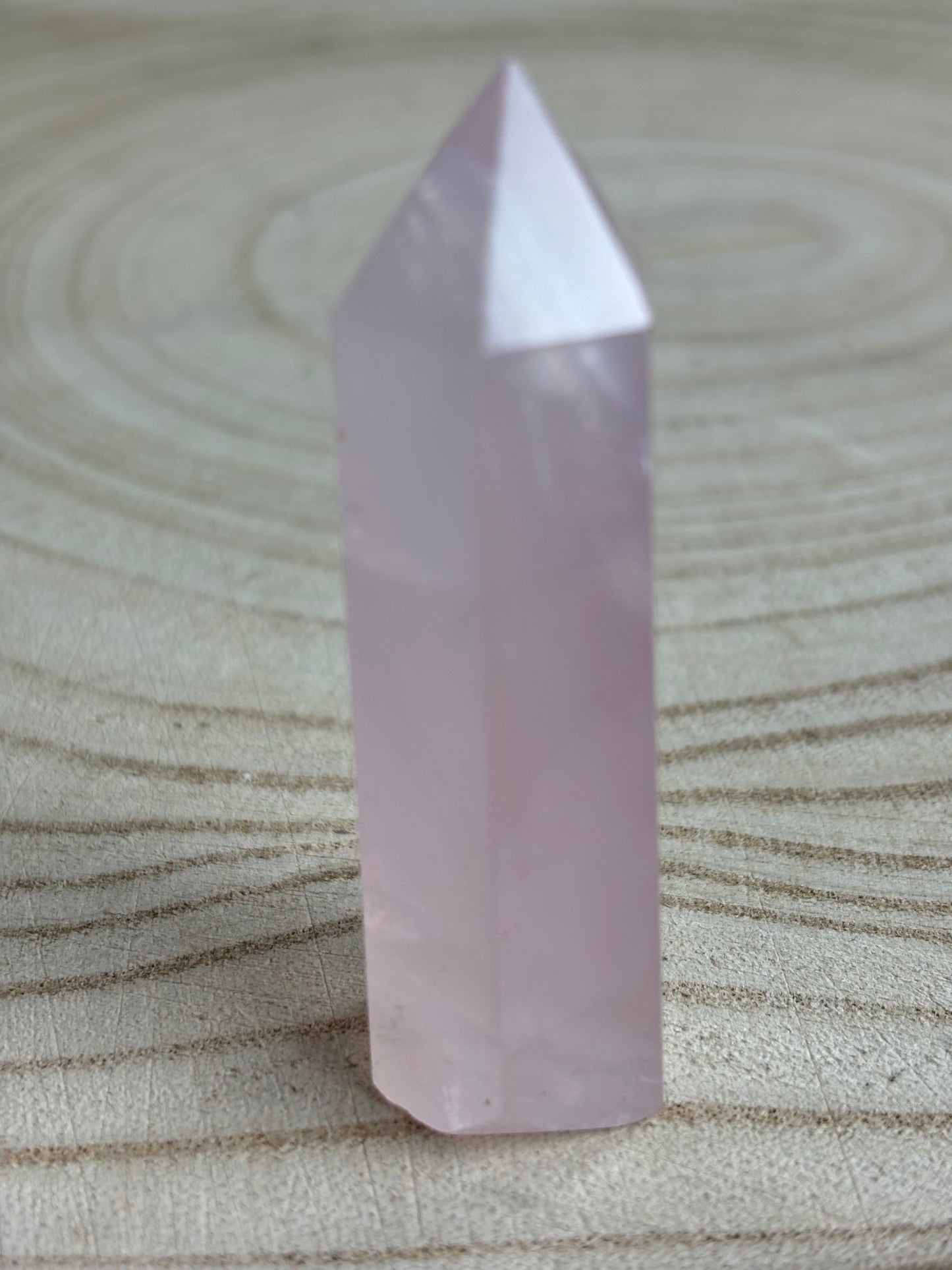 Rose quartz tower