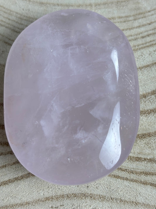 Rose Quartz Palm Stone