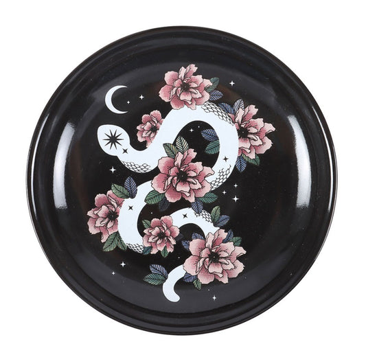 Floral Snake Trinket Dish