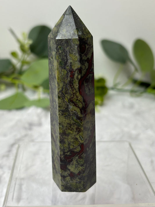 Dragon Blood Jasper Tower