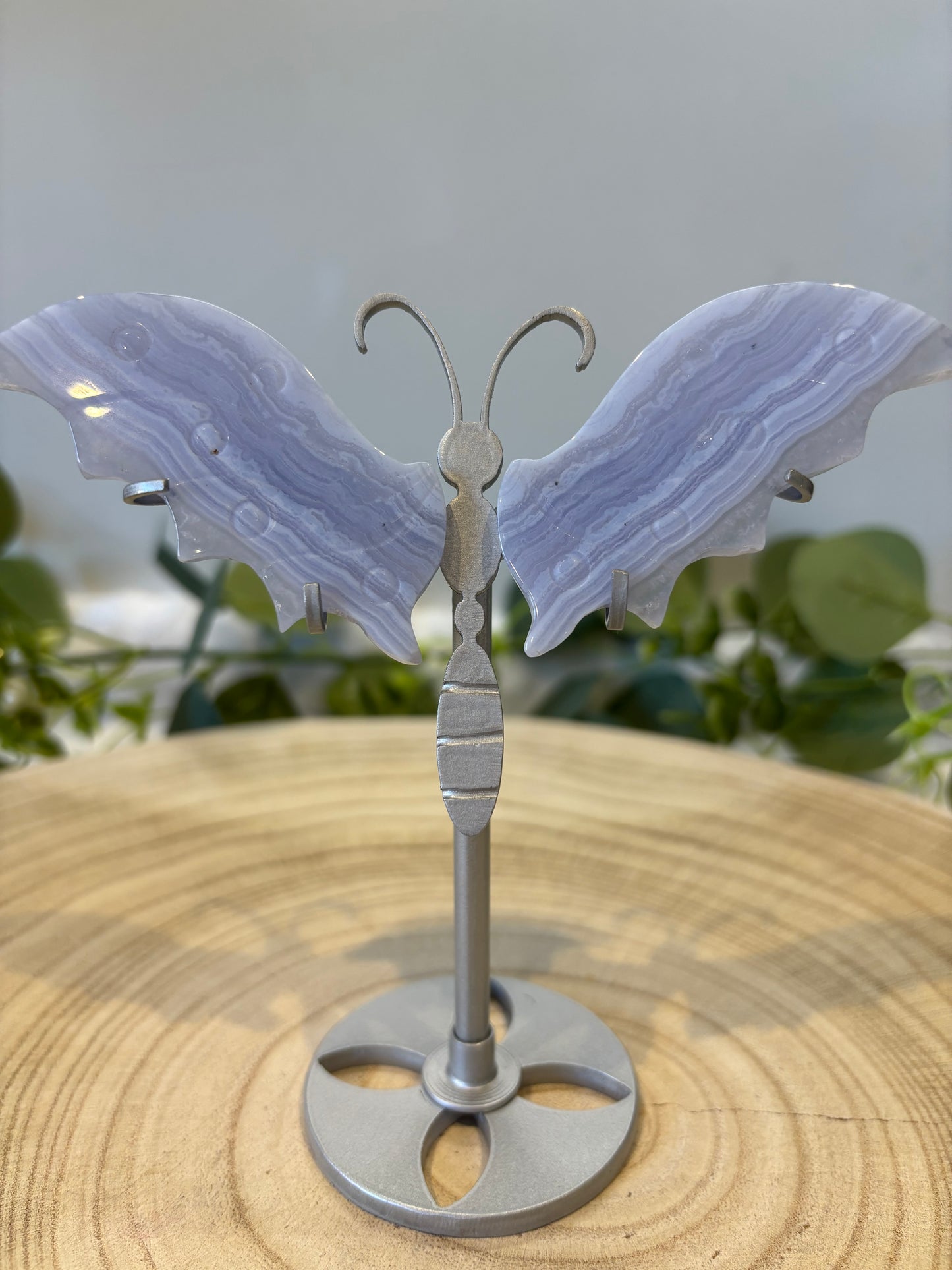 Blue Lace Agate Butterfly