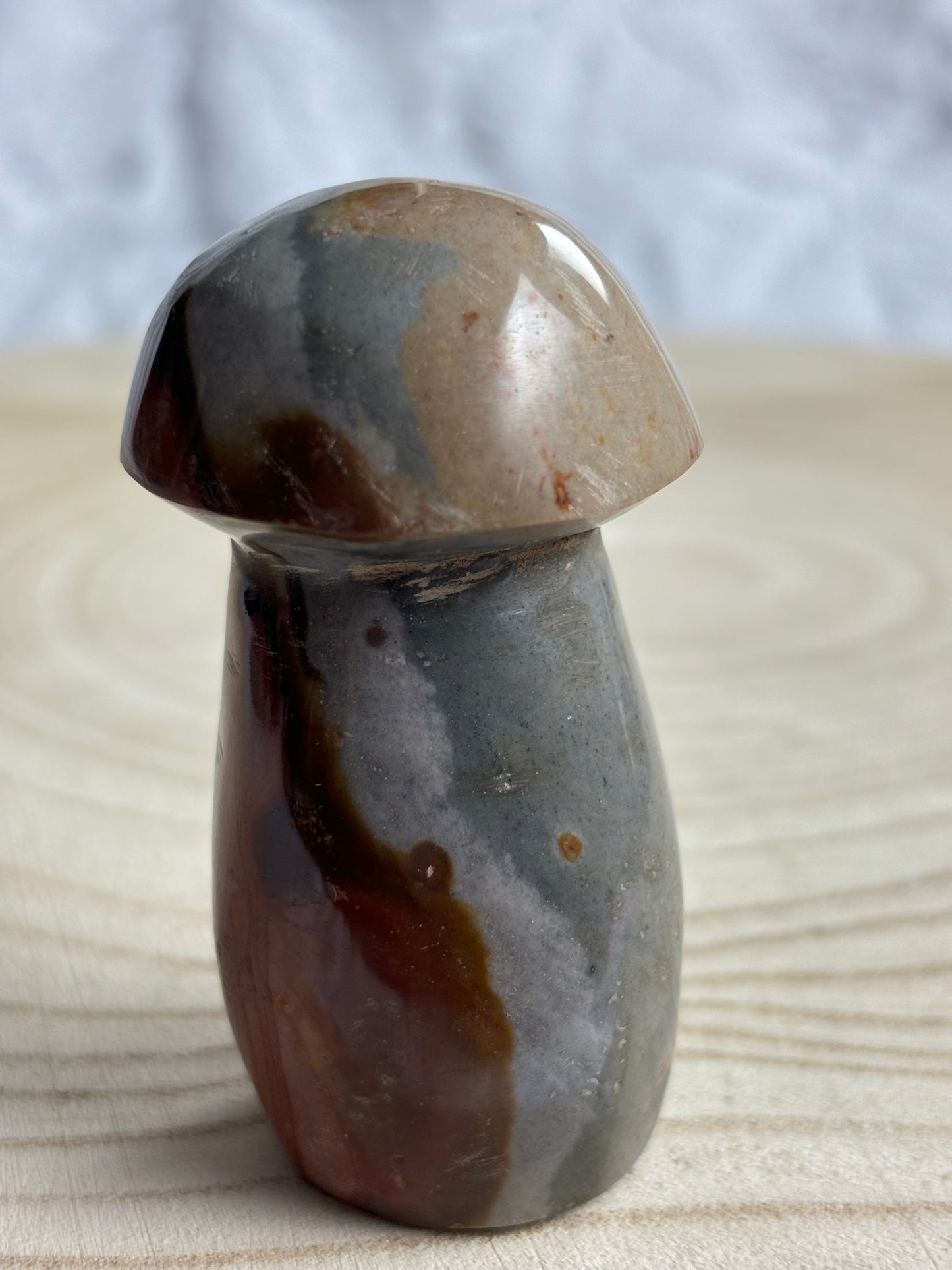 Polychrome Jasper Mushroom