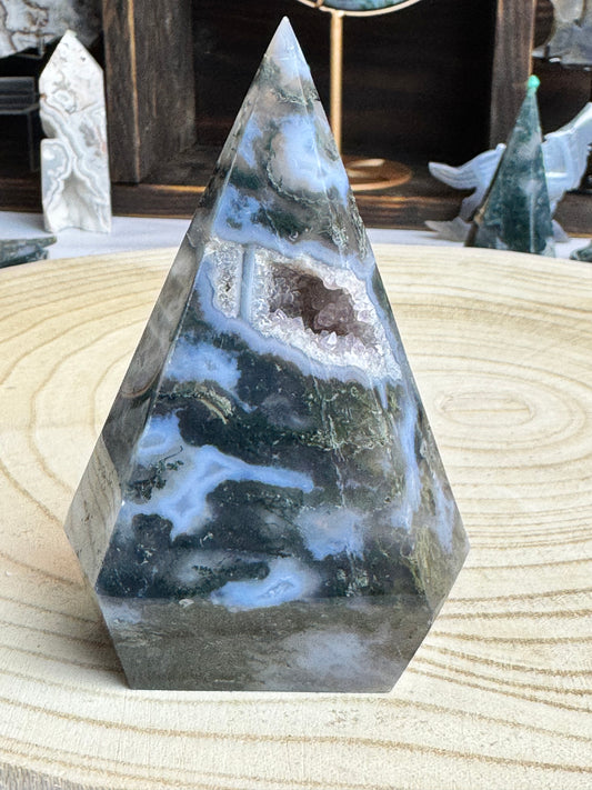 Moss Agate Diamond
