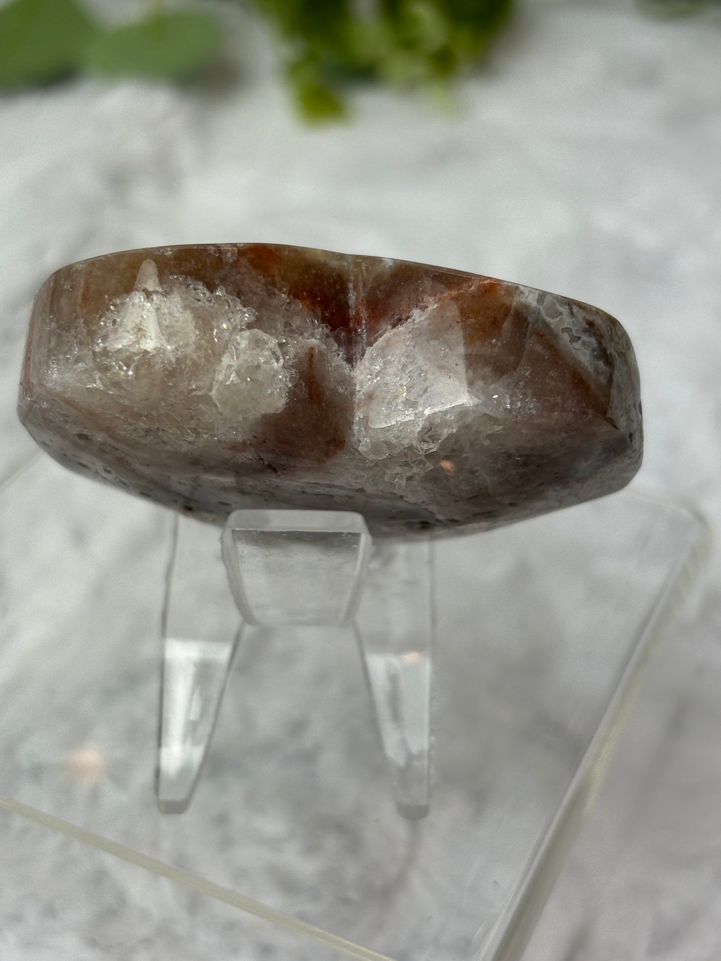 Mexican Crazy Lace Agate Heart