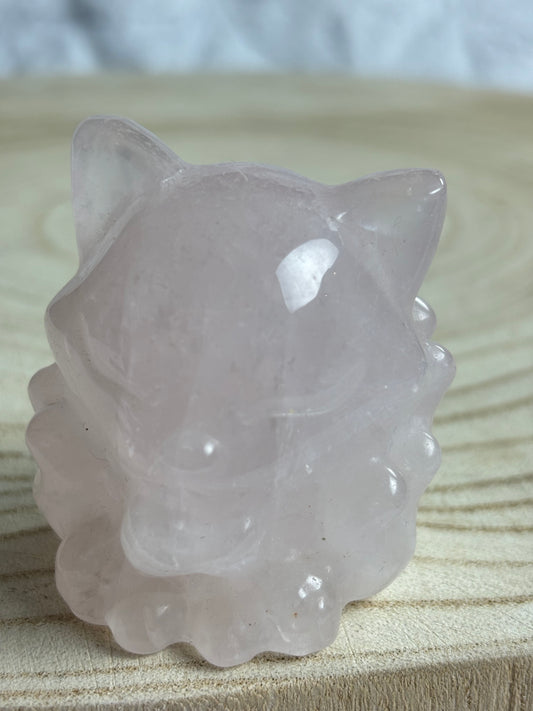 Rose Quartz 9 Tail Fox