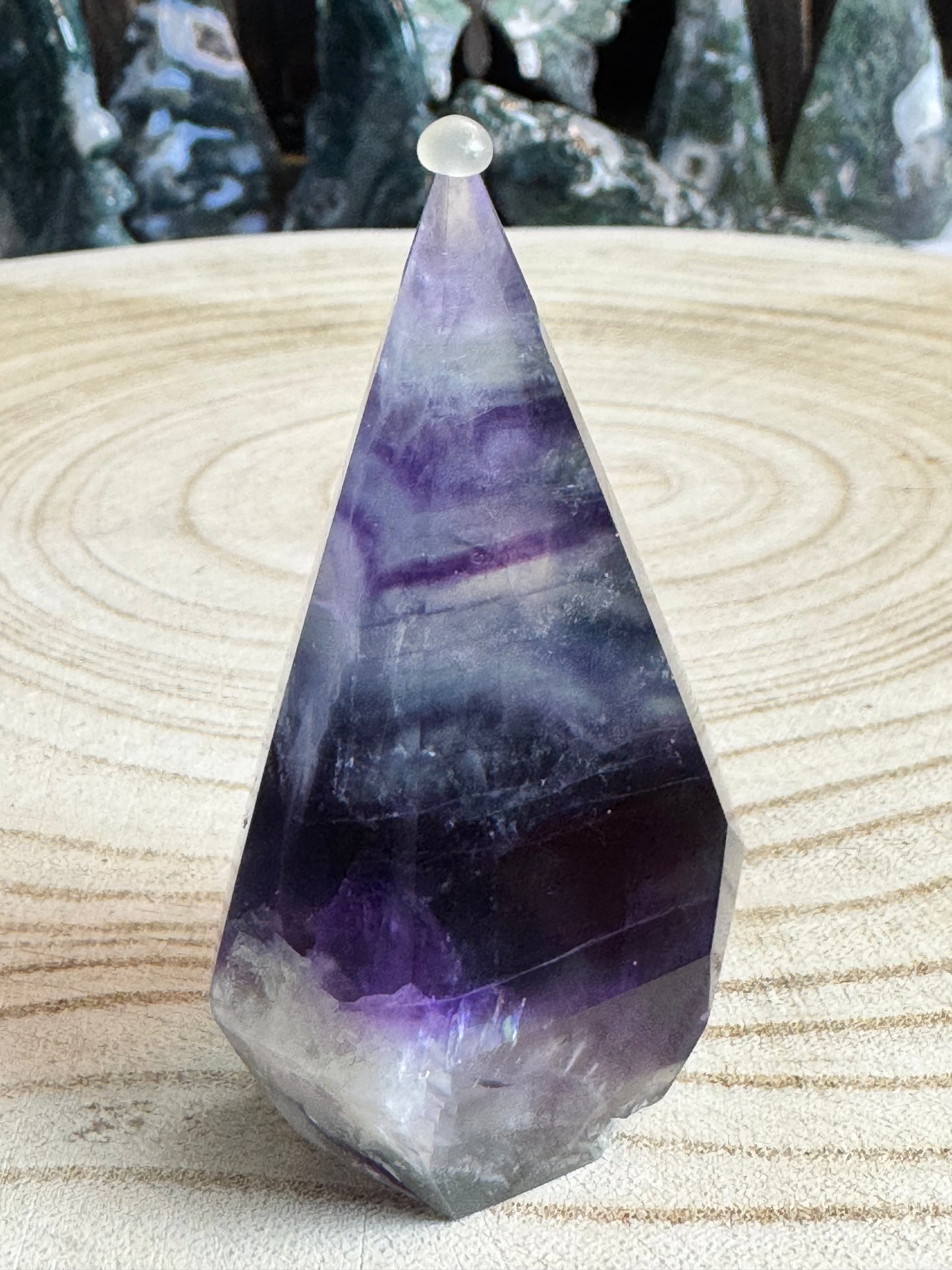 Feather Fluorite Diamond