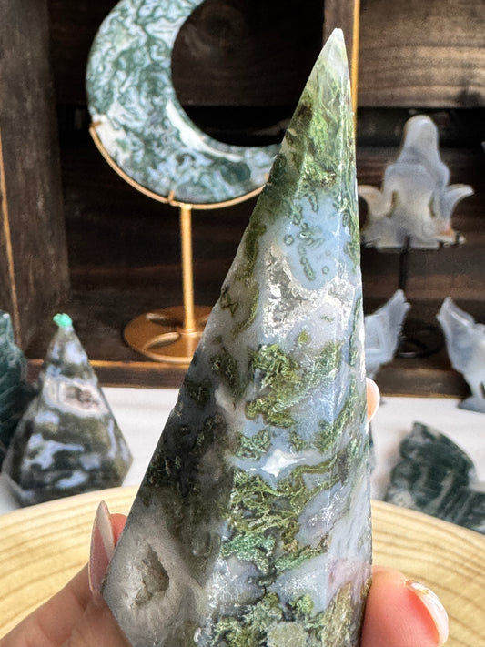 Moss Agate Diamond