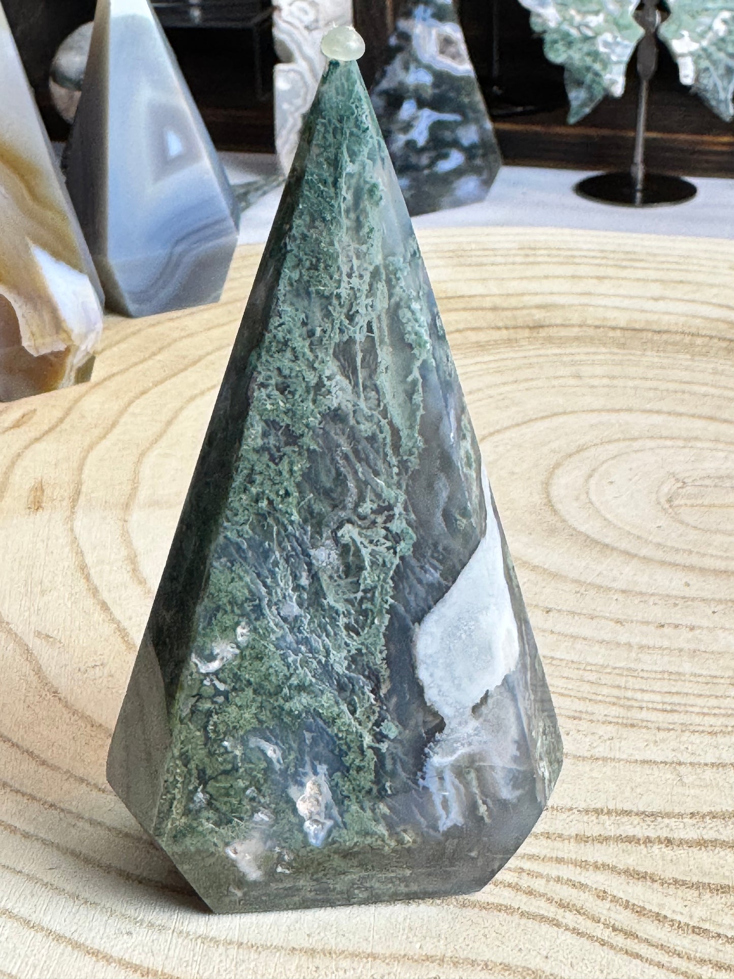 Moss Agate Diamond