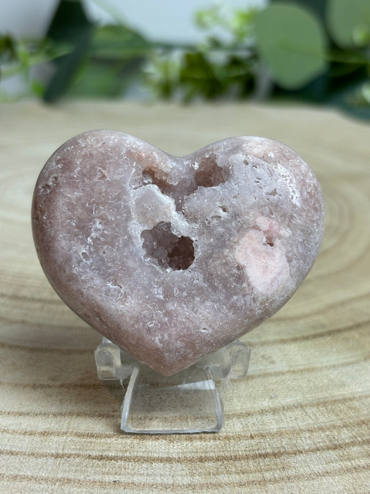 Pink Amethyst Heart