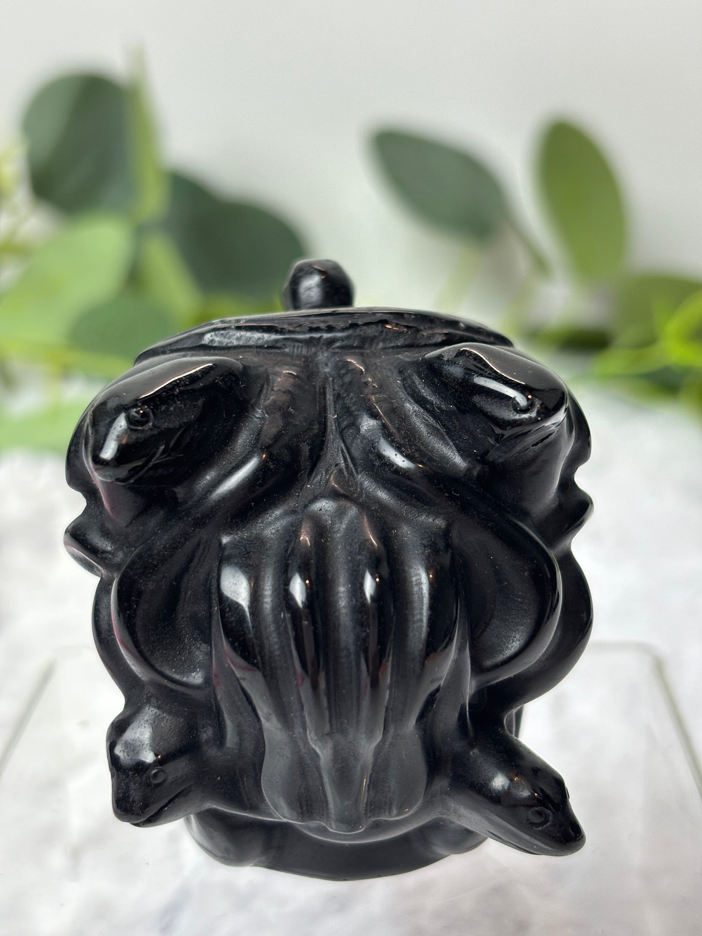 Black Obsidian Medusa