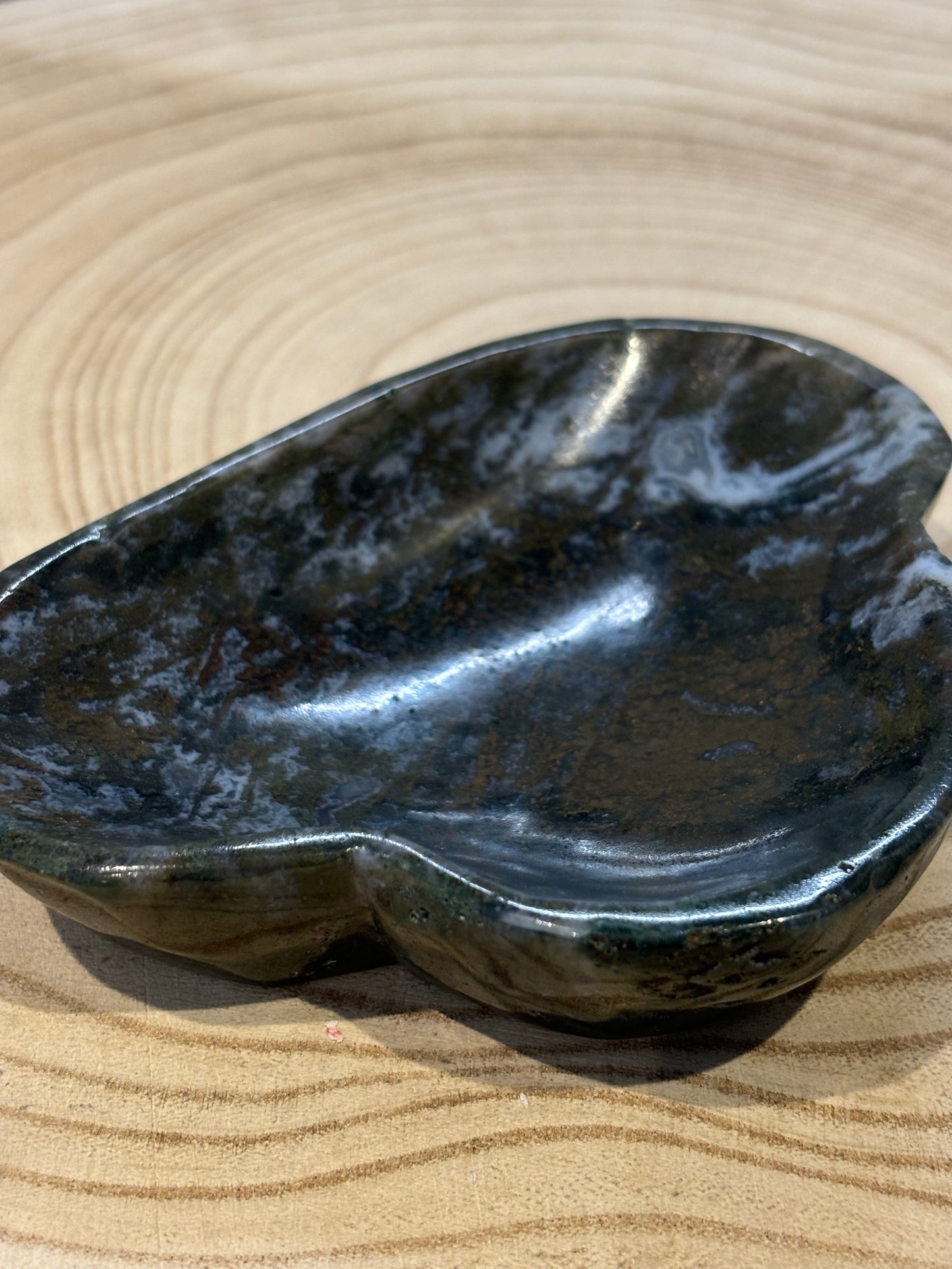 Moss Agate Bowl