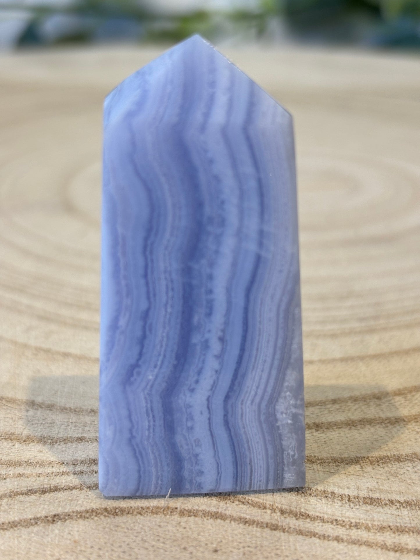 Blue Lace Agate Tower