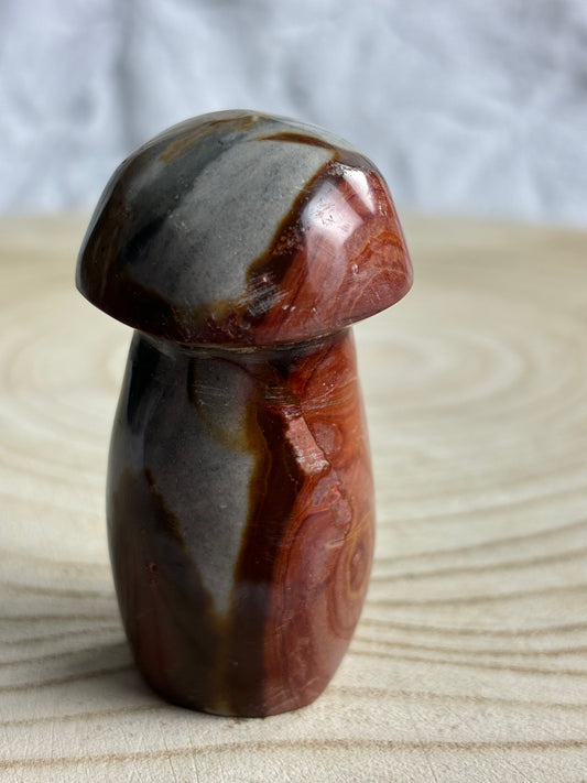Polychrome Jasper Mushroom