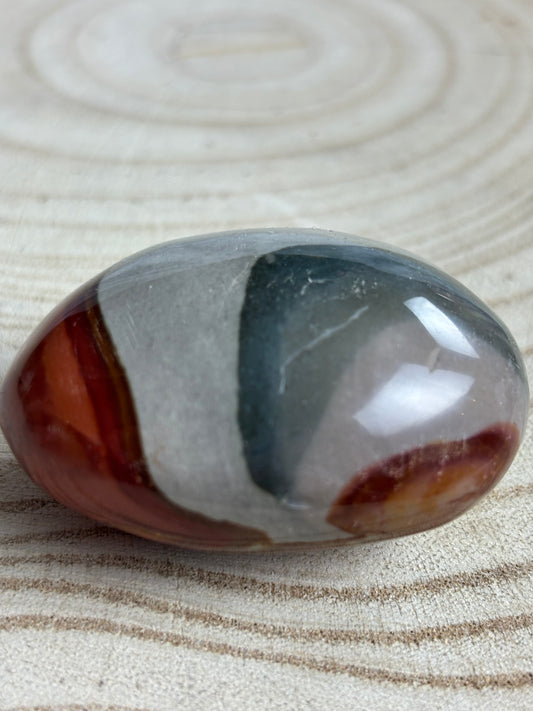Polychrome Jasper Palm Stone