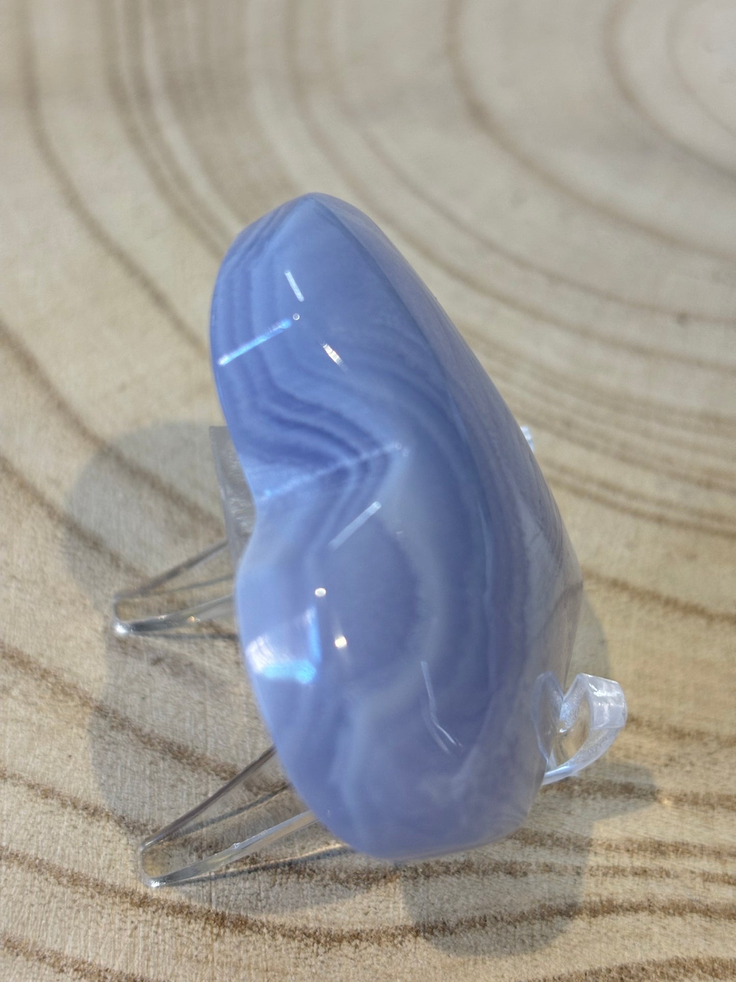 Blue Lace Agate Heart