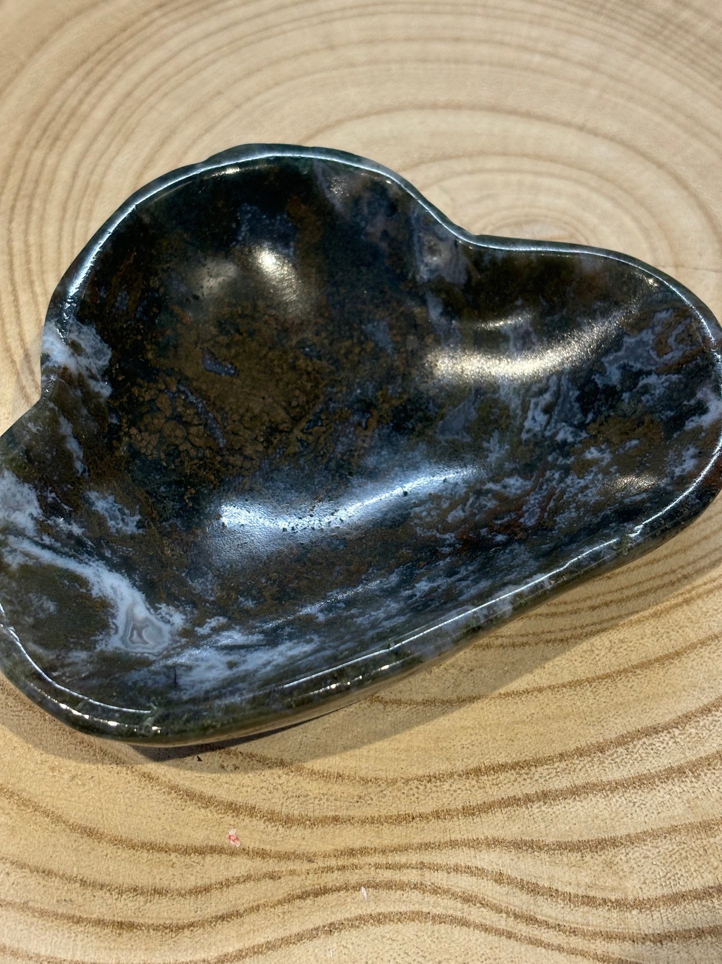 Moss Agate Bowl
