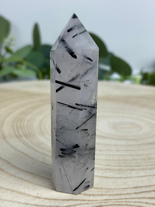 Tourmaline In Quartz Tower