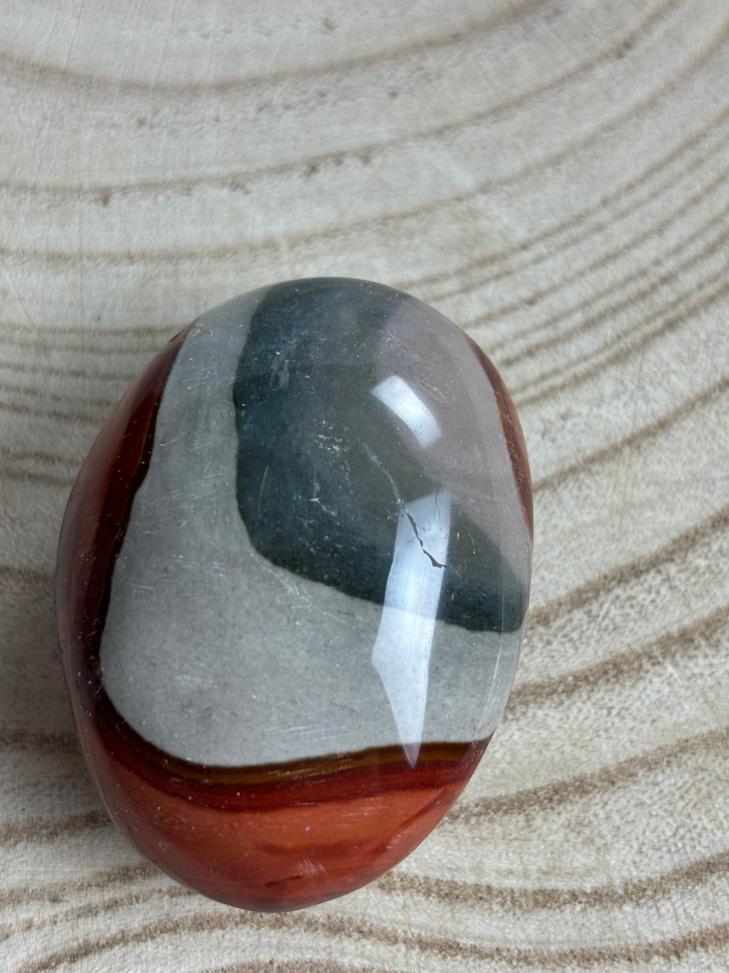 Polychrome Jasper Palm Stone