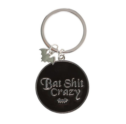 Bat Shit Crazy Keyring
