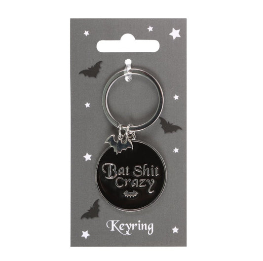 Bat Shit Crazy Keyring