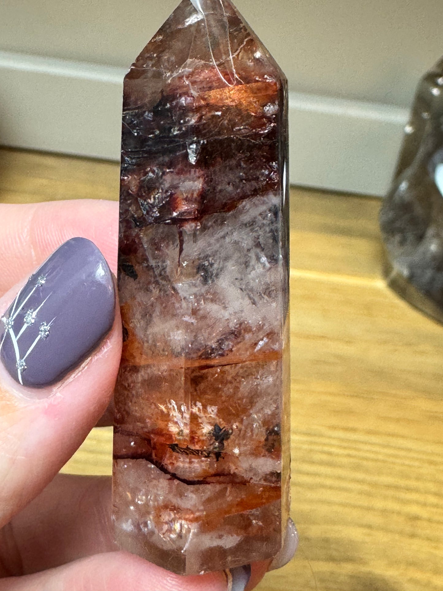 Fire Quartz Tower 6cm