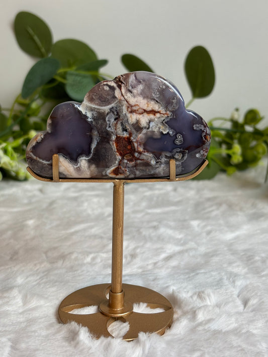 Blue Flower Agate Cloud
