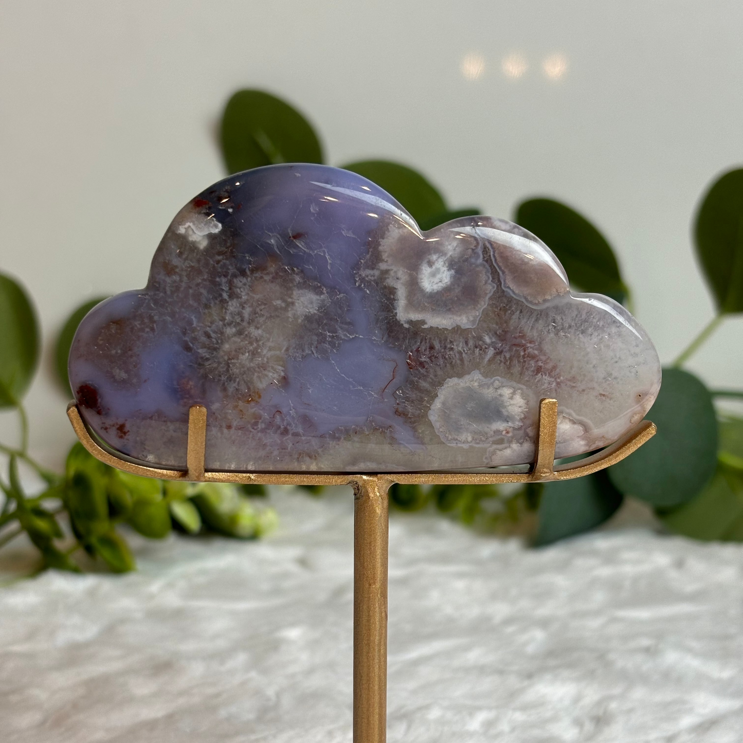 Blue Flower Agate Cloud