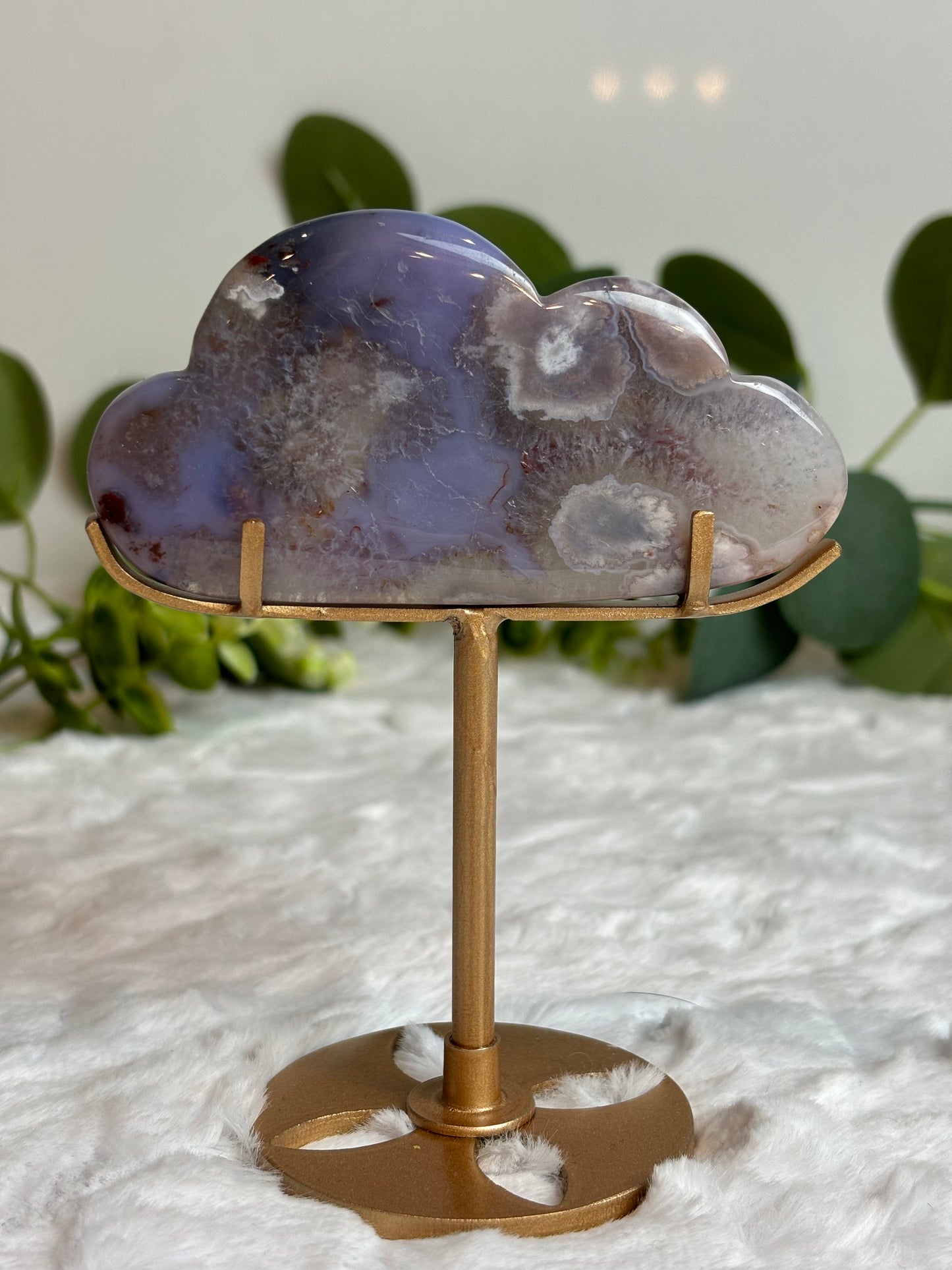 Blue Flower Agate Cloud