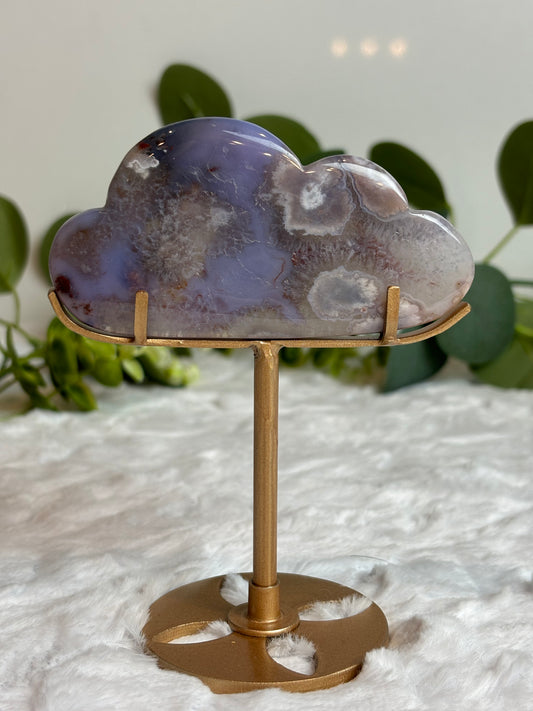 Blue Flower Agate Cloud