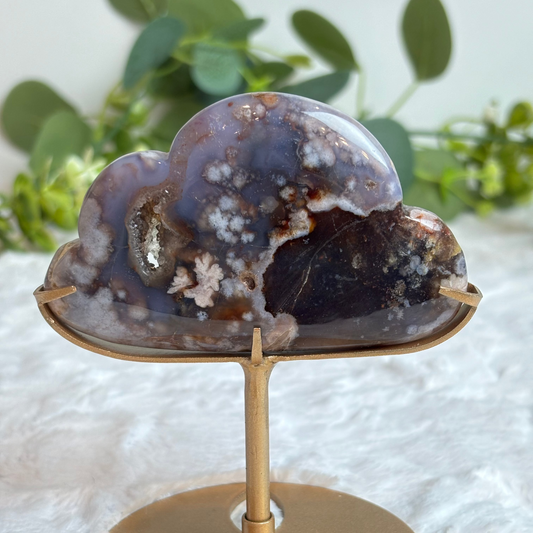 Blue Flower Agate Cloud