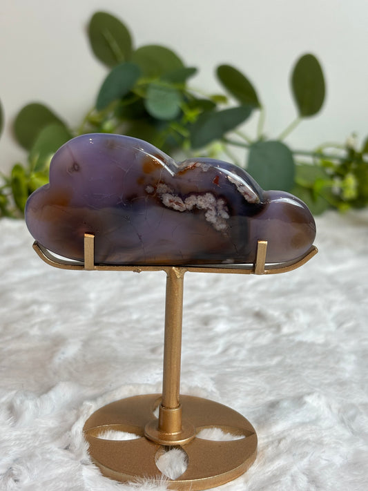 Blue Flower Agate Cloud