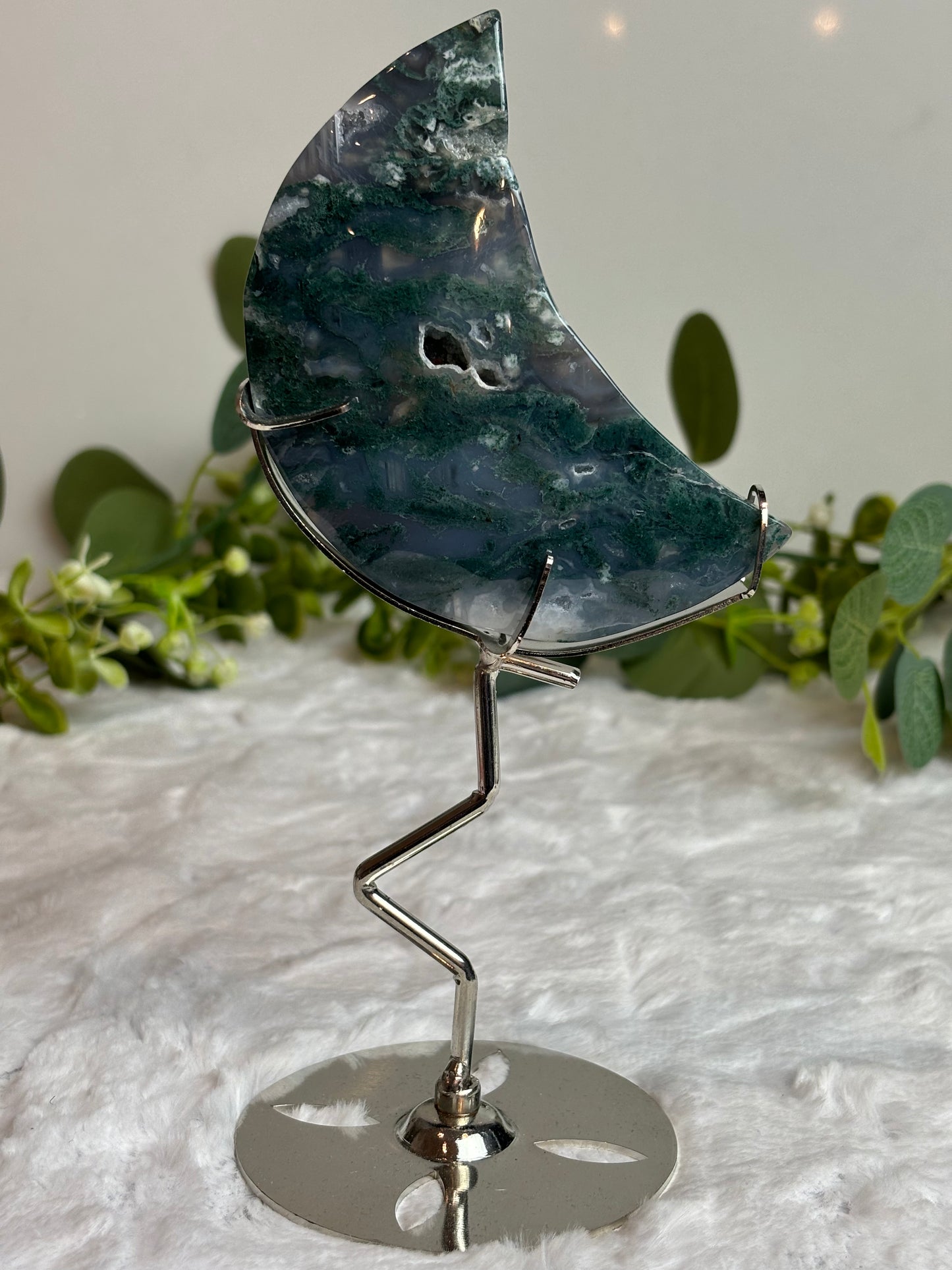 Moss Agate Moon