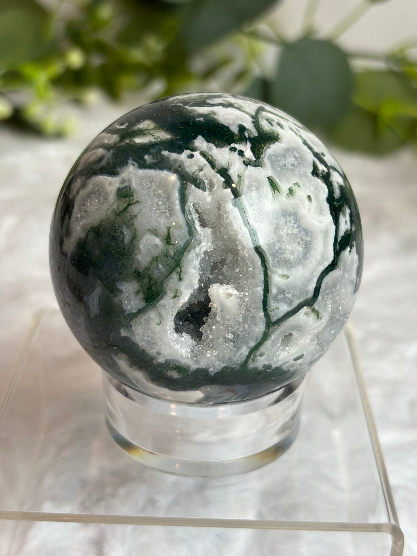 Moss Agate Sphere
