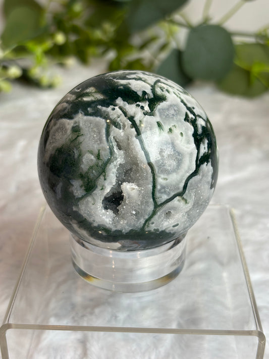Moss Agate Sphere