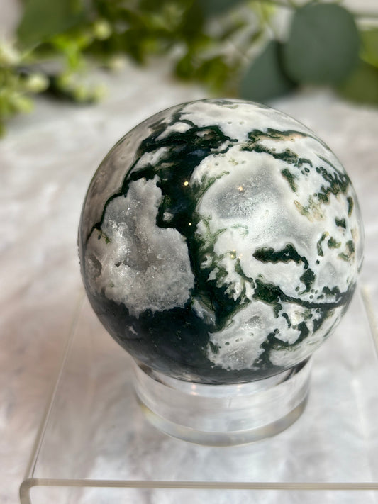Moss Agate Sphere