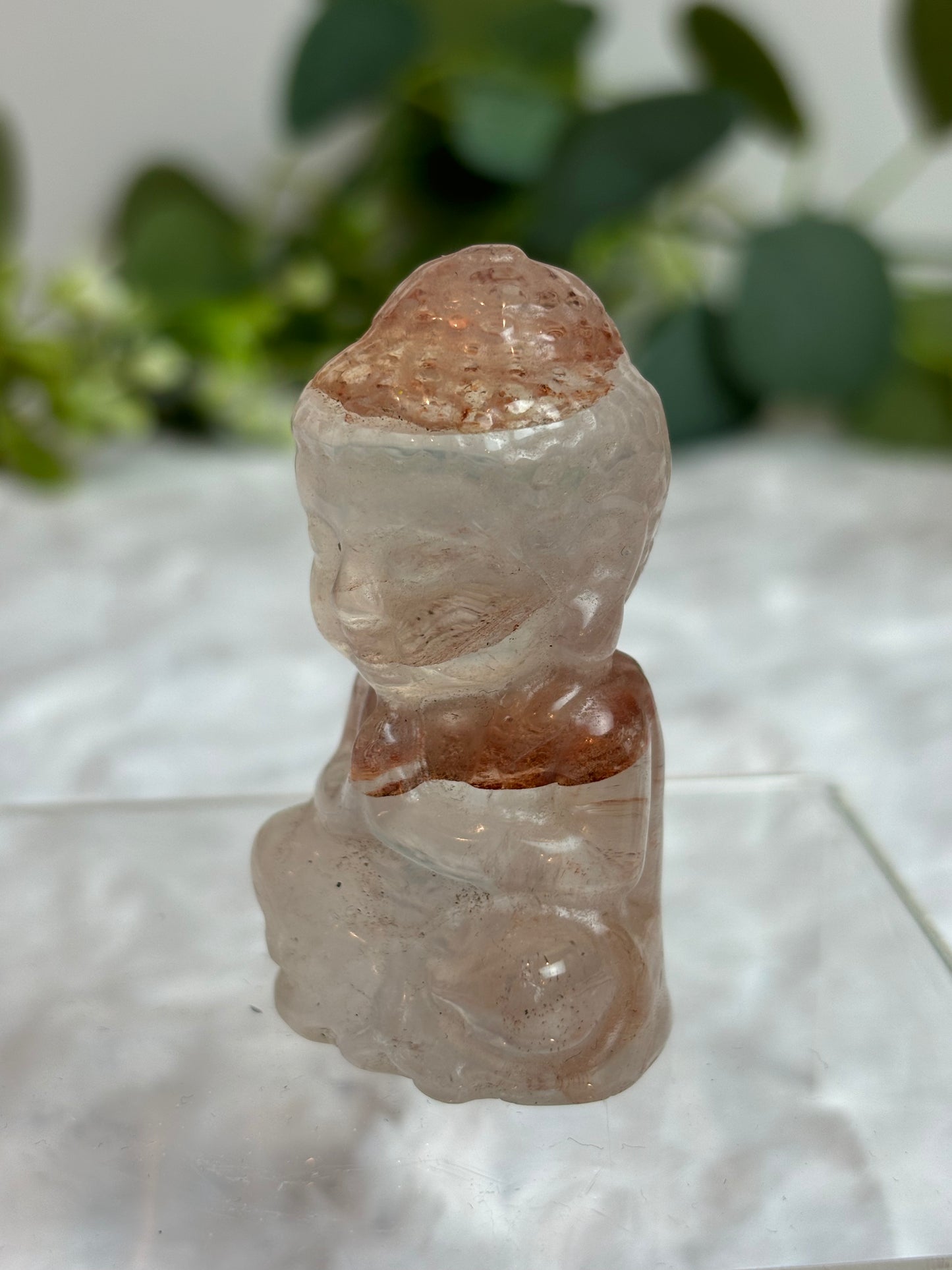 Fire Quartz Buddha